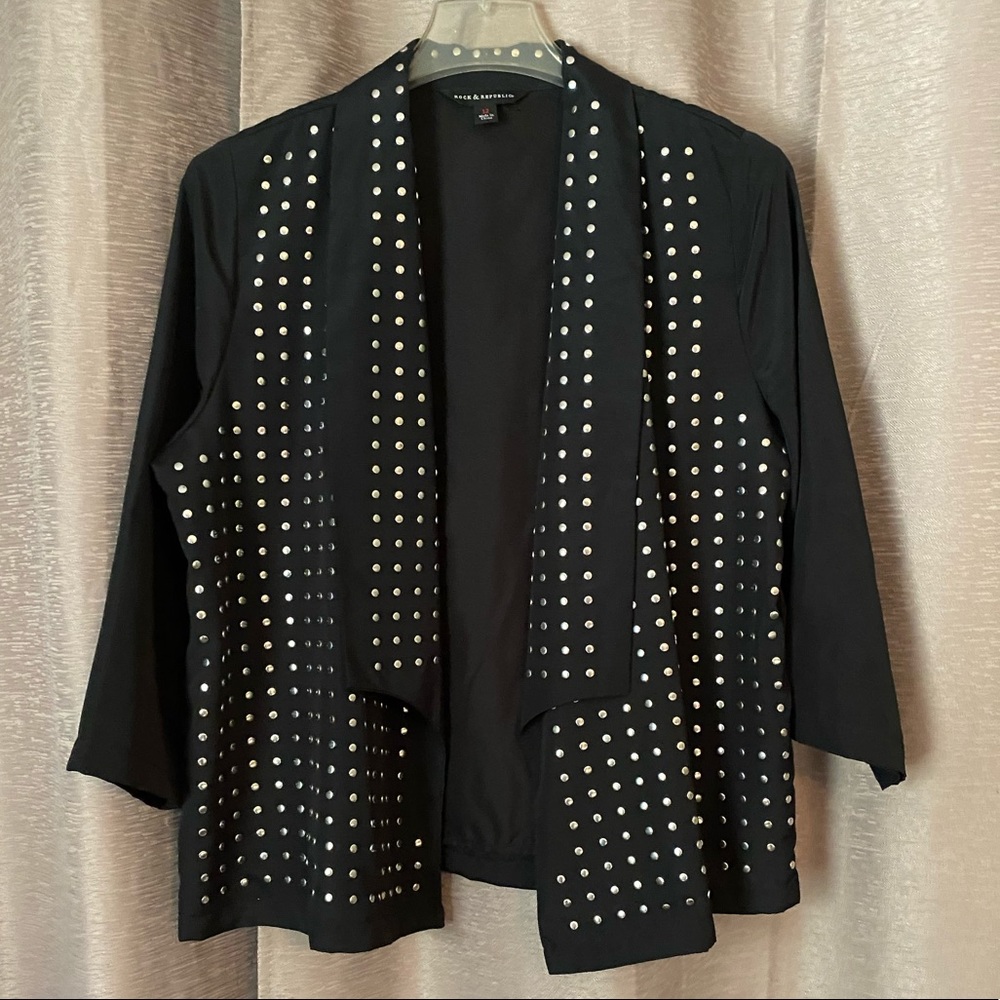 Rock & Republic light weight studded blazer